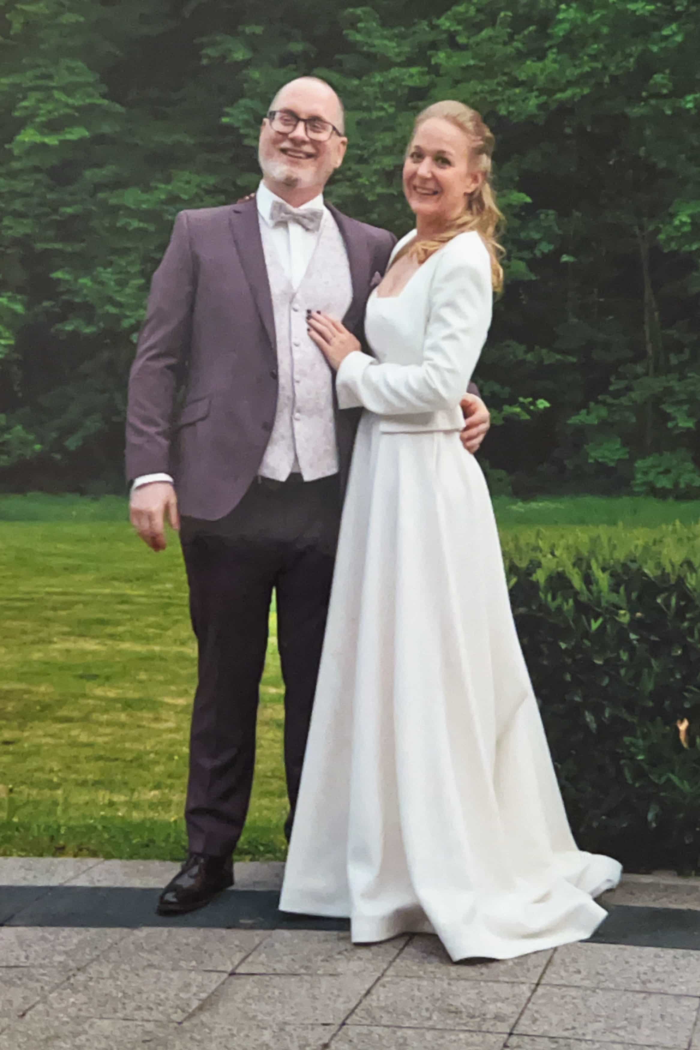 Das Hochzeitspaar Bernhard und Alexandra bei DJ-Postupa